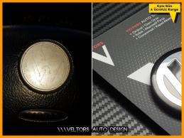 VW Golf Passat Bora Direksiyon Airbag Logo Amblem