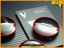 Mini Logo Amblem John Cooper Works Jant Göbeği Göbek Kapak Seti Mini Logo Amblem John Cooper Works Jant Göbeği Göbek Kapak Seti