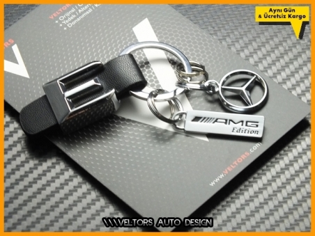 Mercedes E Class Serisi S Class AMG Logo Amblem Anahtarlık
