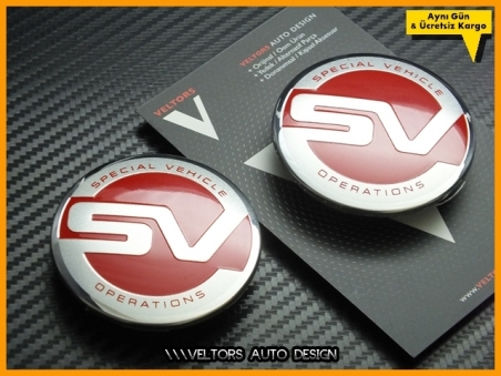 Range Rover SV Logo Amblem Jant Göbeği Göbek Kapak Seti