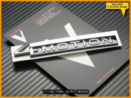 VW Orjinal Son Nesil 4 Motion Bagaj Yazı Logo Amblem