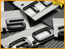 Audi Piano Black / Parlak Siyah TDI Serisi Bagaj Yazı Logo Amblem Audi Piano Black / Parlak Siyah TDI Serisi Bagaj Yazı Logo Amblem