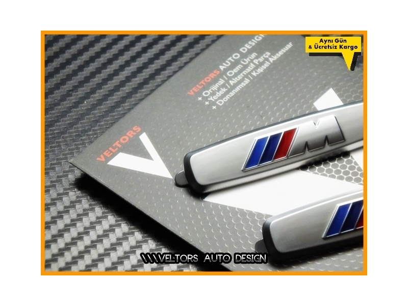 BMW M Technic M Logo Amblem M Koltuk Döşeme Logo Amblem Seti