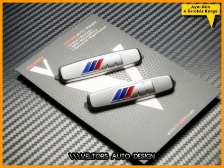 BMW M Technic M Logo Amblem M Koltuk Döşeme Logo Amblem Seti
