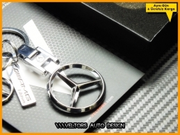 Mercedes AMG Logo Amblem Özel Krom Anahtarlık
