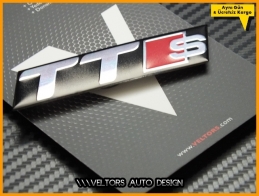Audi TTS / TT S Logo Amblem