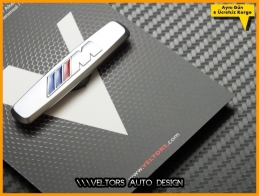 BMW M Torpido Kokpit Plaket Logo Amblem BMW M Torpido Kokpit Plaket Logo Amblem