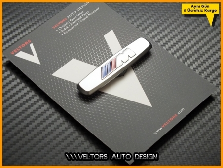 BMW M Torpido Kokpit Plaket Logo Amblem