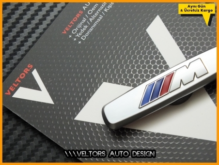BMW M Torpido Kokpit Plaket Logo Amblem