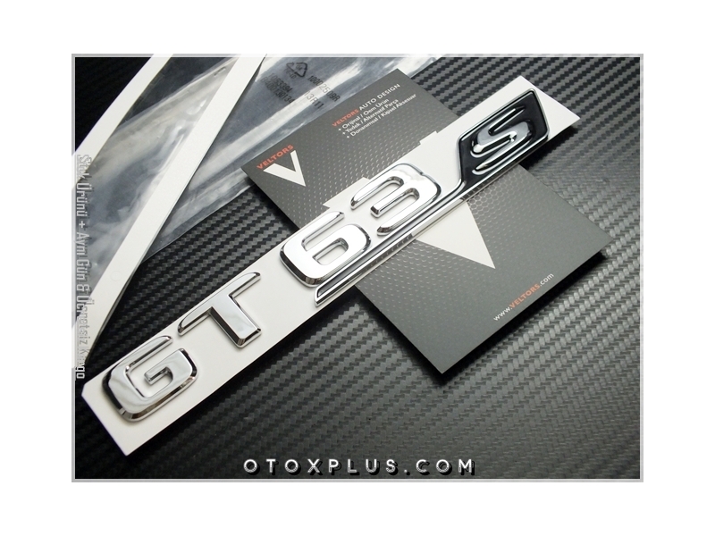 Mercedes GT 63 S / GT63S Bagaj Logo Amblem Seti