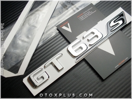 Mercedes GT 63 S / GT63S Bagaj Logo Amblem Seti