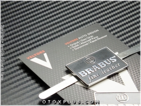 Mercedes BRABUS Logo Amblem BRABUS Koltuk Döşeme Logo Amblem Seti