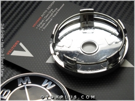 BMW Logo Amblem Parlak Siyah / Glossy Black Jant Göbeği Göbek Kapak