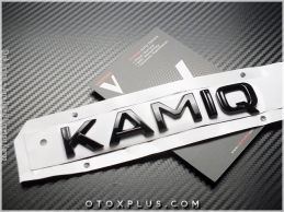 Skoda Siyah / Black KAMIQ Bagaj Yazı KAMIQ Logo Amblem