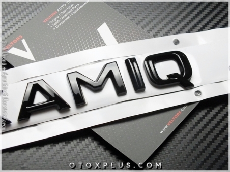 Skoda Siyah / Black KAMIQ Bagaj Yazı KAMIQ Logo Amblem