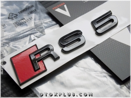 Audi A5 Serisi Glossy Black / Parlak Siyah RS5 Bagaj Yazı logo Amblem