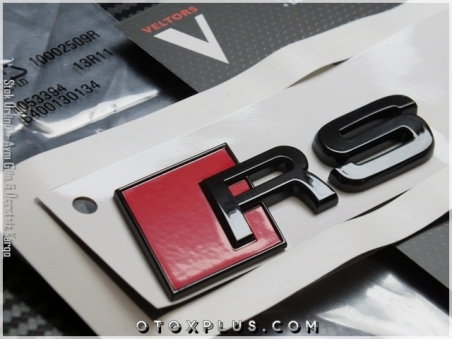 Audi A5 Serisi Glossy Black / Parlak Siyah RS5 Bagaj Yazı logo Amblem