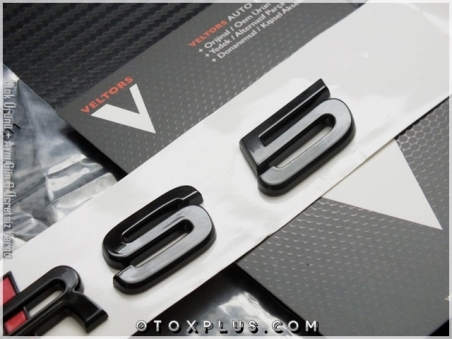 Audi A5 Serisi Glossy Black / Parlak Siyah RS5 Bagaj Yazı logo Amblem