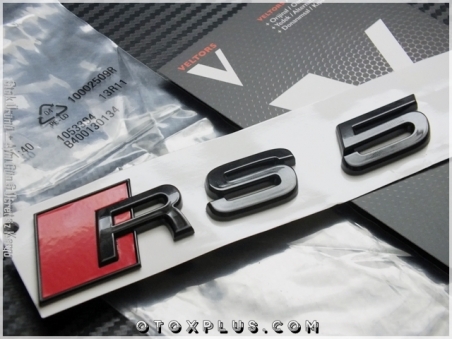 Audi A5 Serisi Glossy Black / Parlak Siyah RS5 Bagaj Yazı logo Amblem