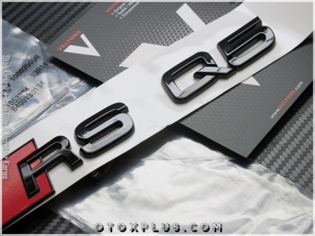Audi Q5 Black / Siyah RSQ5 Bagaj Yazı logo Amblem
