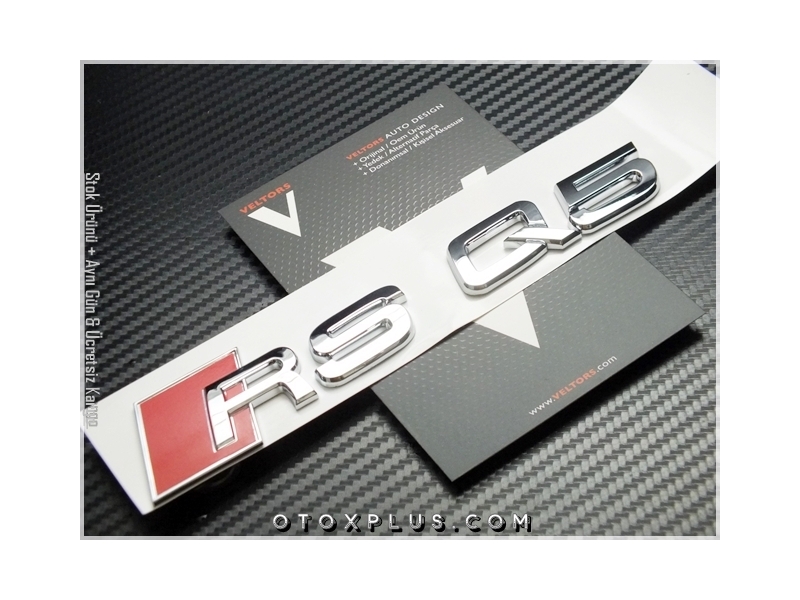 Audi Q5 Serisi RSQ5 Bagaj Yazı logo Amblem
