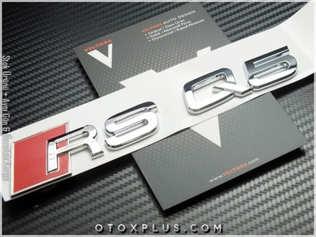 Audi Q5 Serisi RSQ5 Bagaj Yazı logo Amblem