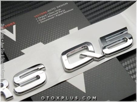 Audi Q5 Serisi RSQ5 Bagaj Yazı logo Amblem
