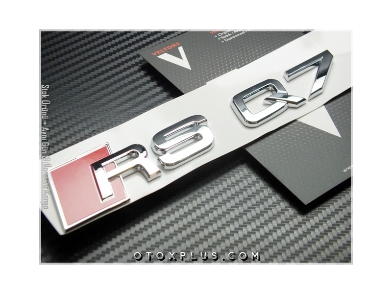 Audi Q7 Serisi RSQ7 Bagaj Yazı logo Amblem Audi Q7 Serisi RSQ7 Bagaj Yazı logo Amblem