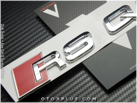 Audi Q7 Serisi RSQ7 Bagaj Yazı logo Amblem