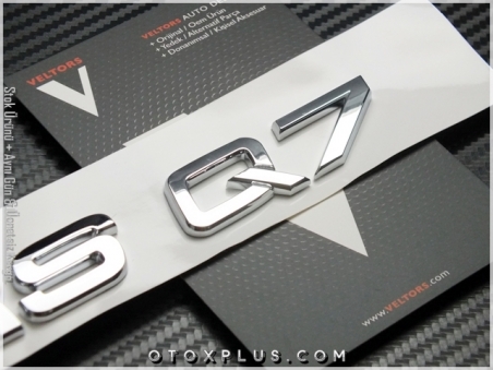 Audi Q7 Serisi RSQ7 Bagaj Yazı logo Amblem