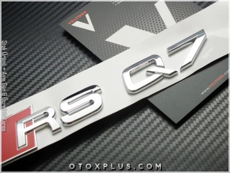 Audi Q7 Serisi RSQ7 Bagaj Yazı logo Amblem