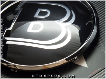 Mercedes GLC GLE W166 W167 GLS BRABUS Ön Izgara Brabus Logo Amblem