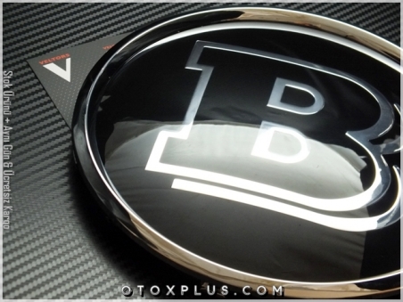 Mercedes GLC GLE W166 W167 GLS BRABUS Ön Izgara Brabus Logo Amblem