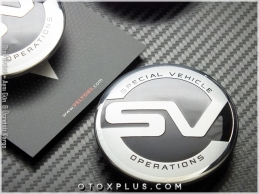 Range Rover SV Logo Amblem Jant Göbeği Göbek Kapak Seti