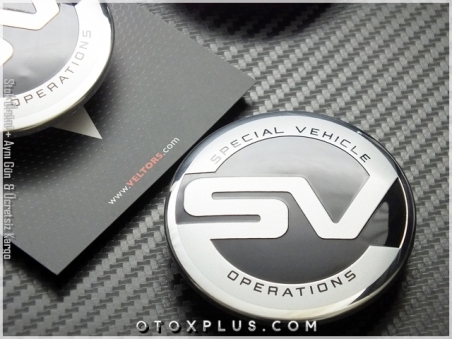 Range Rover SV Logo Amblem Jant Göbeği Göbek Kapak Seti