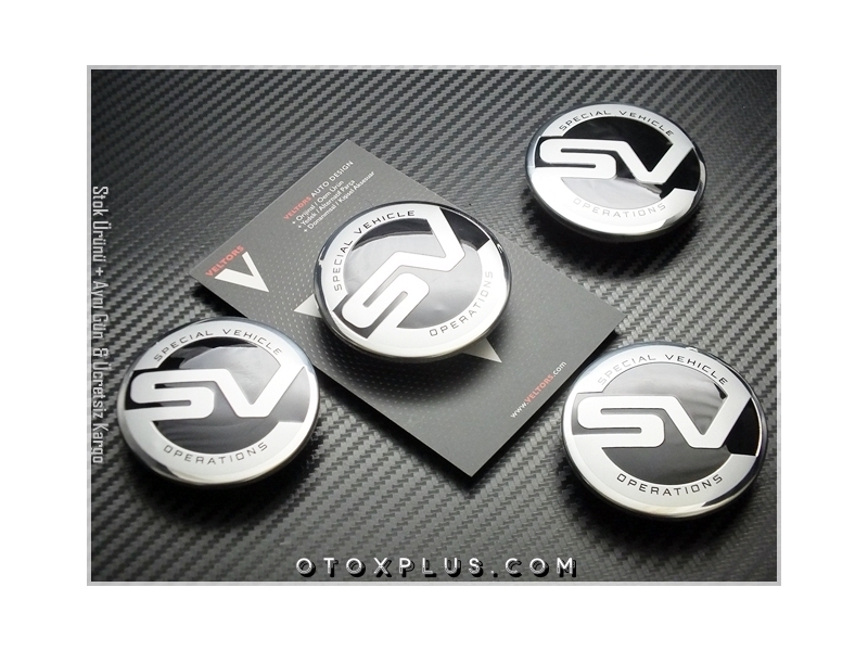 Range Rover SV Logo Amblem Jant Göbeği Göbek Kapak Seti