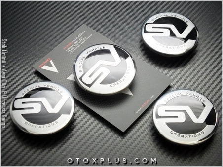 Range Rover SV Logo Amblem Jant Göbeği Göbek Kapak Seti