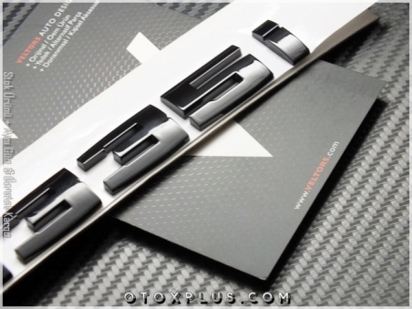 BMW 3 Serisi M 335 i / M335i Glossy Black / Parlak Siyah Bagaj Yazı