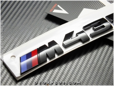 BMW 4 Serisi M 435 i / M435i Glossy Black / Parlak Siyah Bagaj Yazı