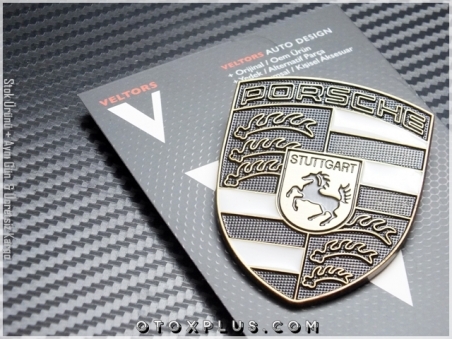 Porsche Ön Kaput Araç Logo Amblem