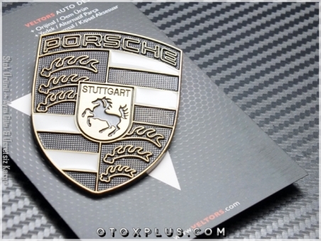 Porsche Ön Kaput Araç Logo Amblem