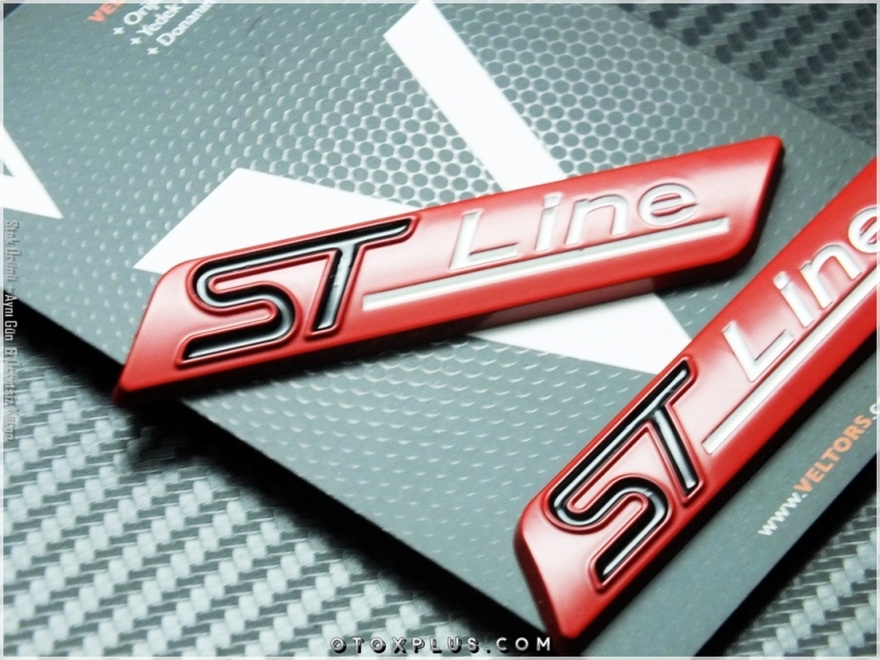 Ford ST Line Araç Yan Logo Amblem Seti