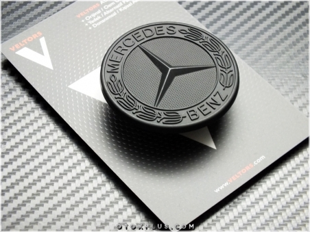 Mercedes Black / Siyah Kaput Yıldız Logo Amblem