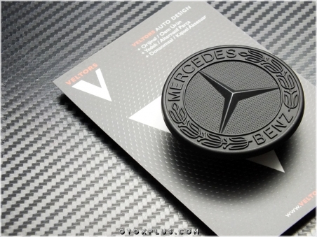 Mercedes Black / Siyah Kaput Yıldız Logo Amblem