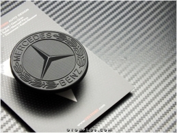Mercedes Black / Siyah Kaput Yıldız Logo Amblem