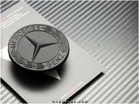 Mercedes Black / Siyah Kaput Yıldız Logo Amblem