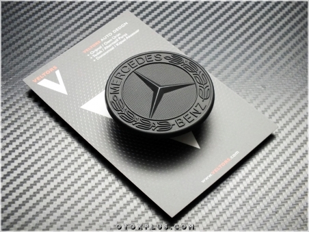 Mercedes Black / Siyah Kaput Yıldız Logo Amblem