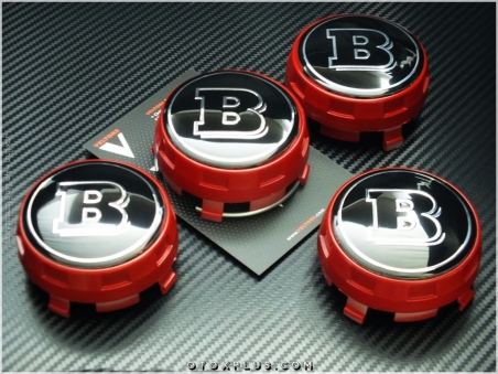 Mercedes BRABUS Logo Amblem Jant Göbeği Göbek Kapak Seti
