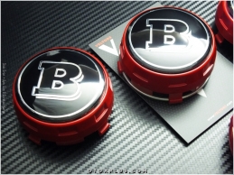 Mercedes BRABUS Logo Amblem Jant Göbeği Göbek Kapak Seti