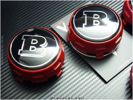 Mercedes BRABUS Logo Amblem Jant Göbeği Göbek Kapak Seti